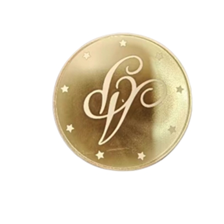 custom coin laser logo