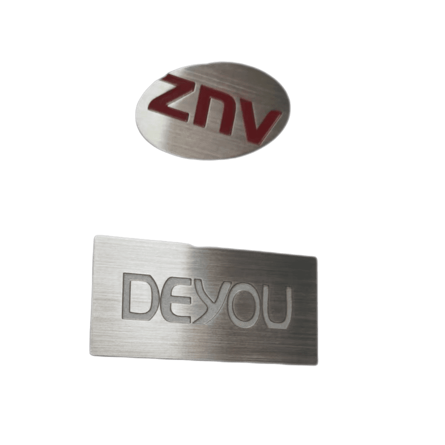 etched stainless steel tag