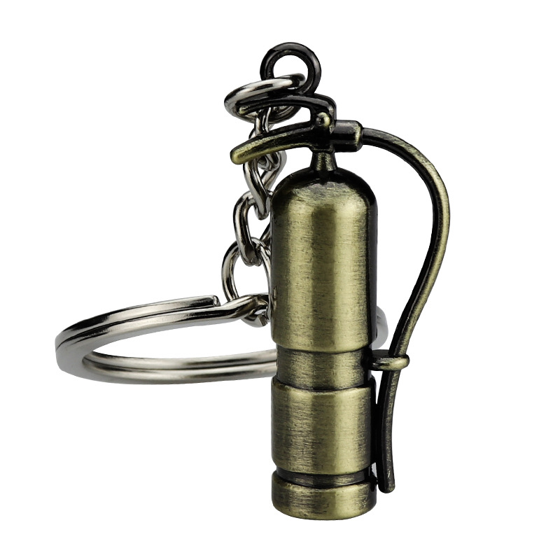 car fire extinguisher metal keychain