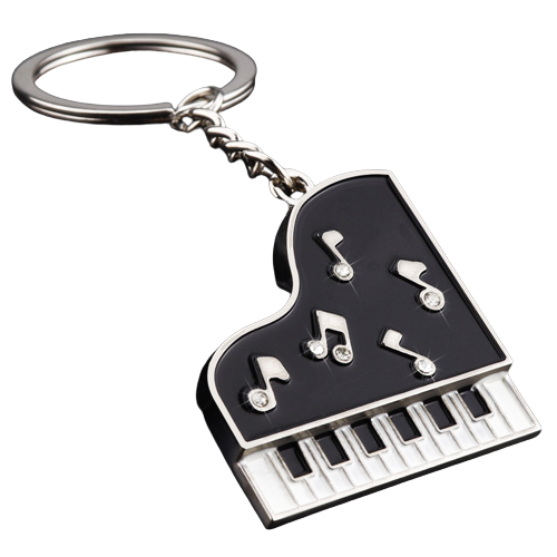 custom music instrument shape keychains