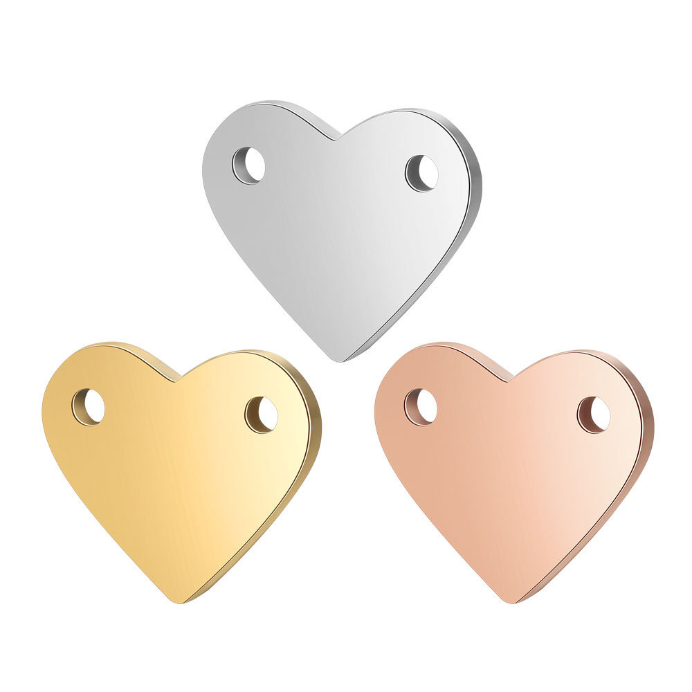 stainless steel metal tags for jewelry