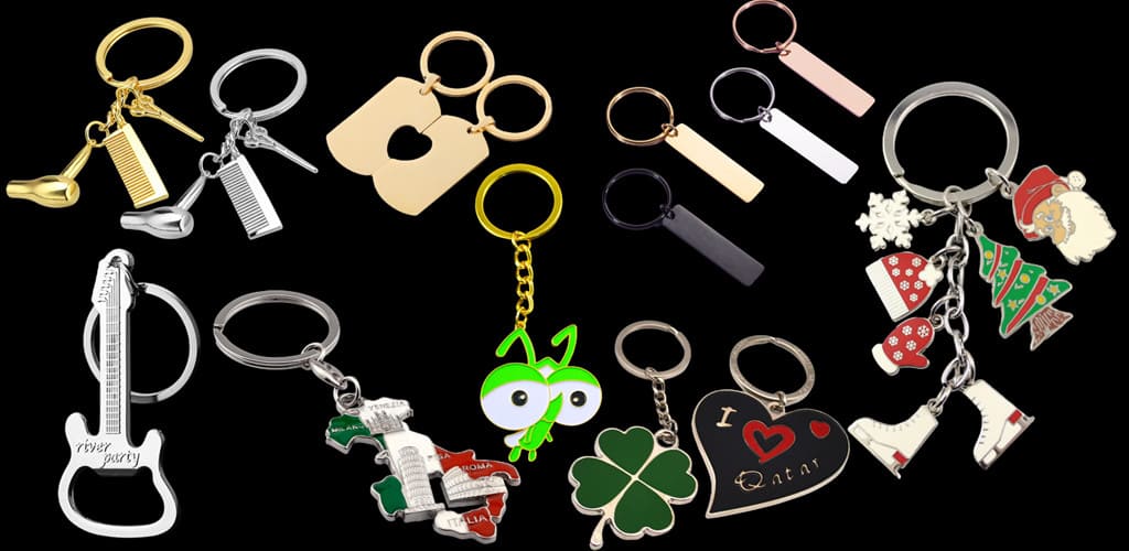 Custom metal key tags 2