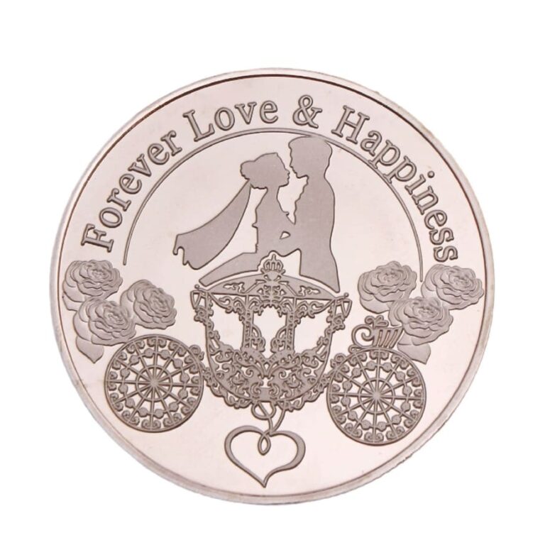 Custom Wedding Coin Commemorate Your Wedding Day Custom Metal Products