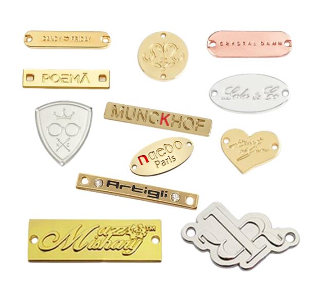 Customize metal tags for sweaters