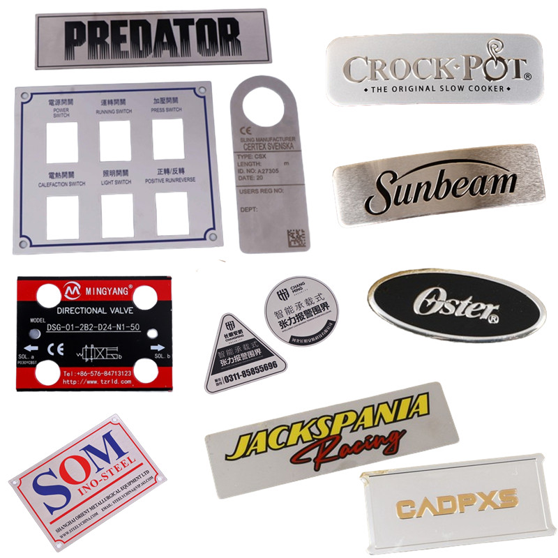 custom equipment labels tags