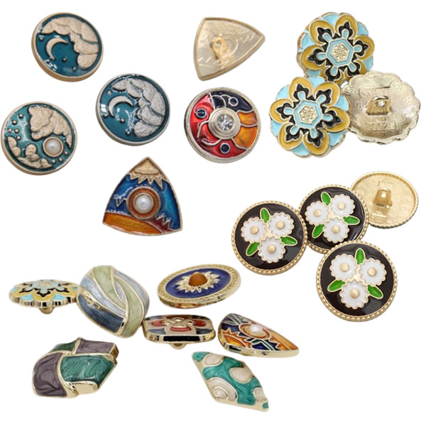 enamel button wholesale