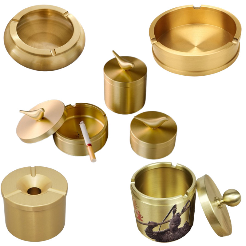 Brass ashtrays