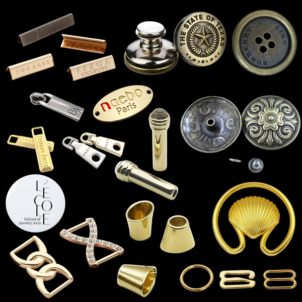 Custom garment metal accessories