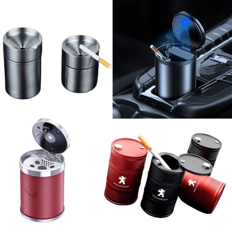 Metal ashtrays use in car