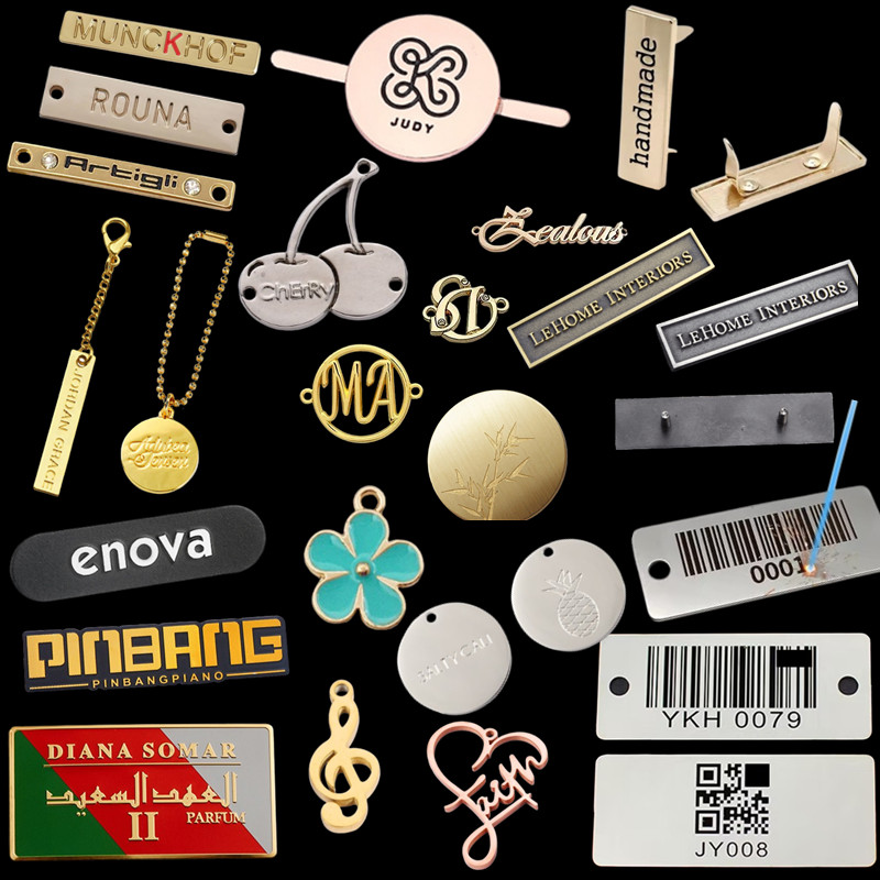 custom metal tags and labels