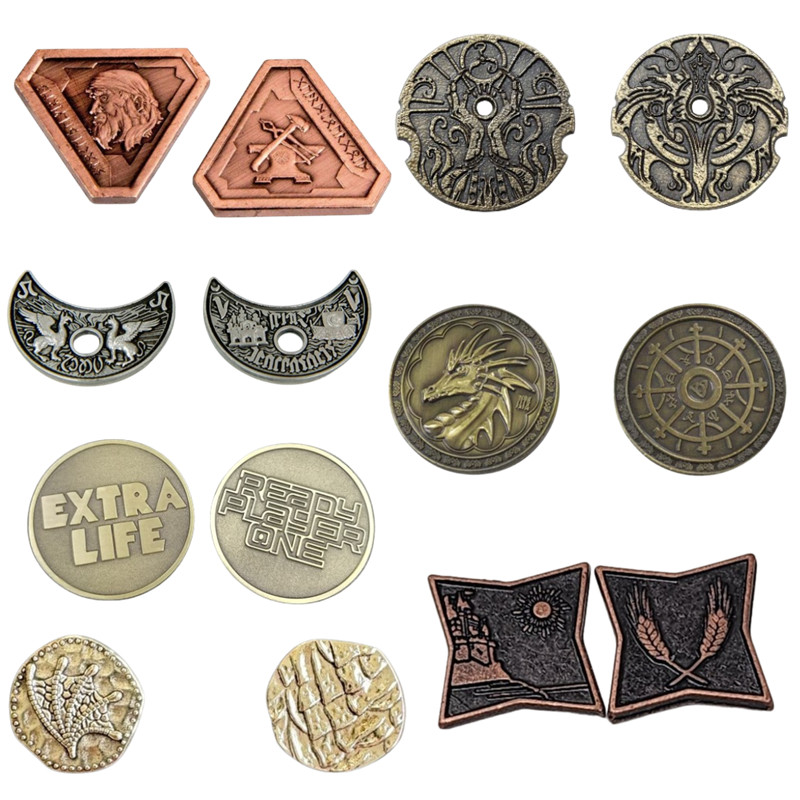 custom fantasy tokens coins