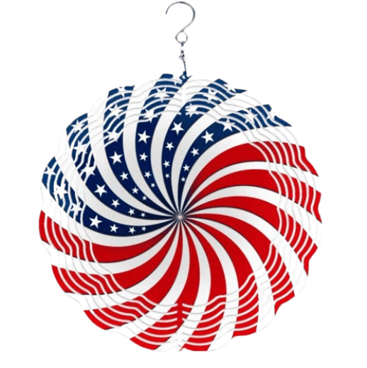 custom metal hang wind spinner