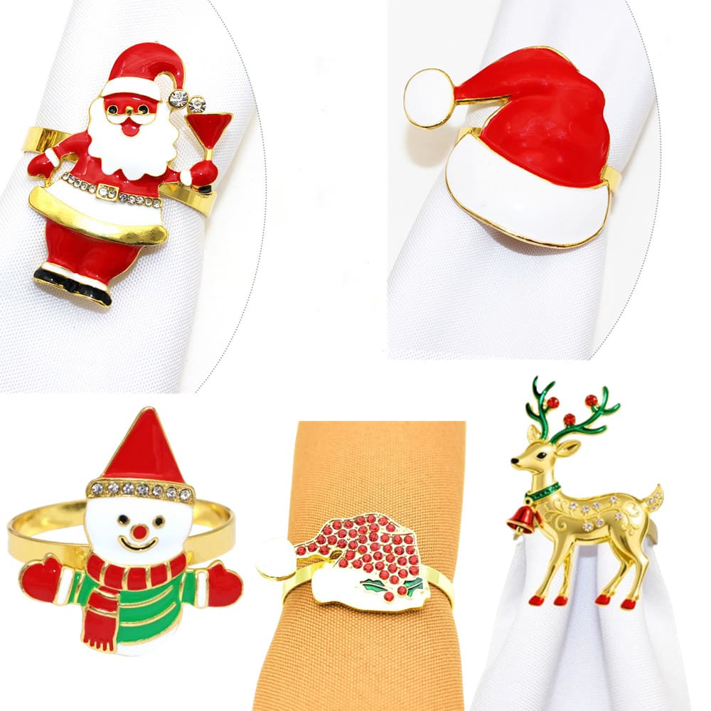 bulk christmas napkin rings