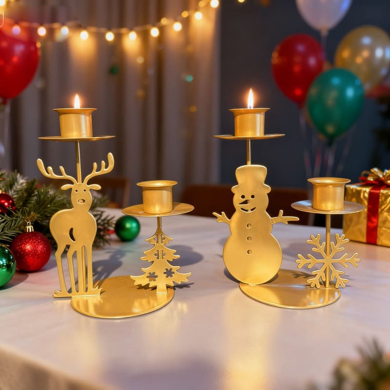 custom metal candlesticks