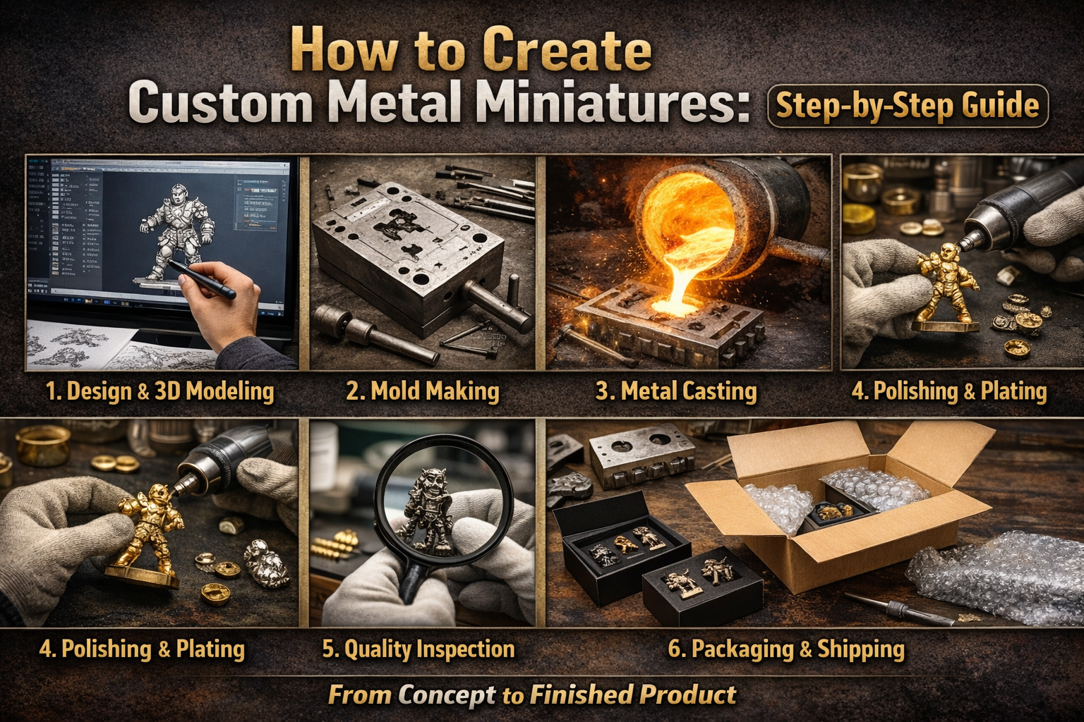 custom metal miniature step by step guide